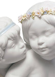 Lladro Eros and Psyche Angels Figurine