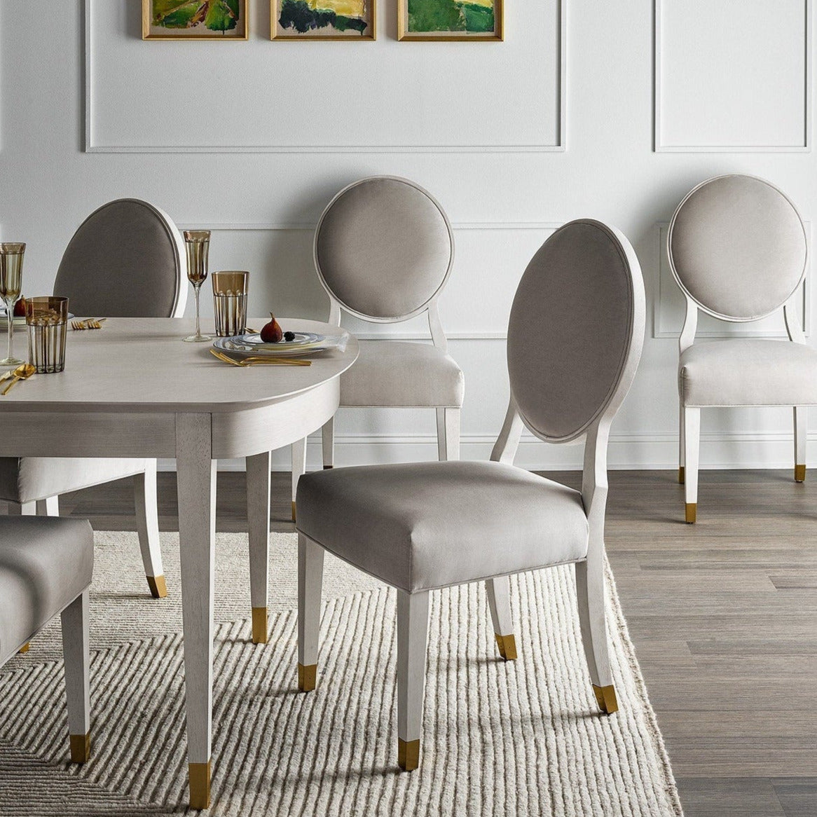 Universal Furniture Love Joy Bliss Oval Back Side Chair - Set of 2