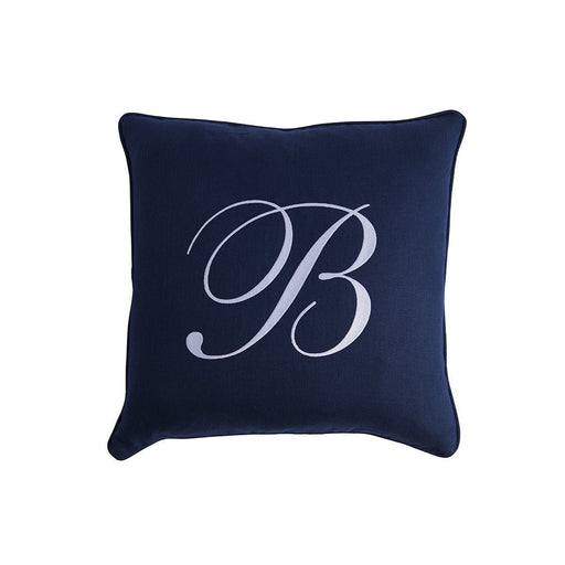 Barclay Butera Upholstery Monogram Signature Pillow