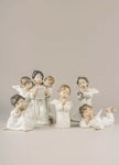 Lladro Angel with Flute Figurine