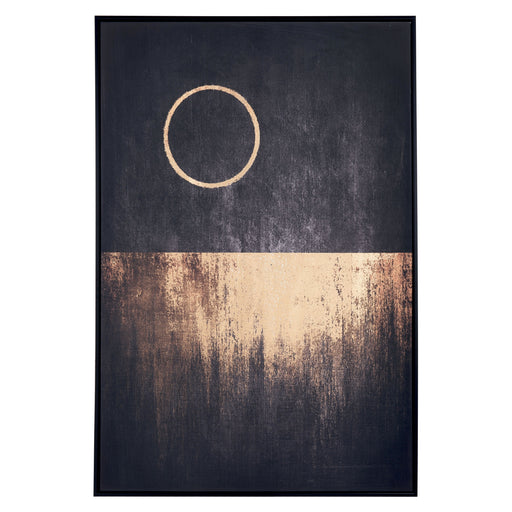Zuo Full Moon Rises Canvas Black & Gold