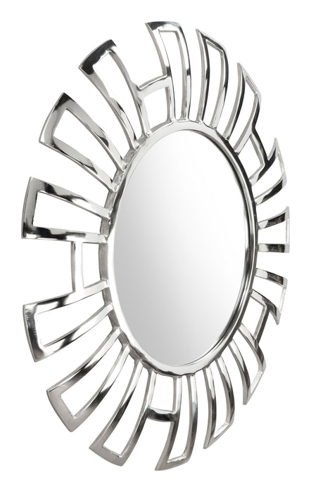 Zuo Calmar Round Mirror Aluminum