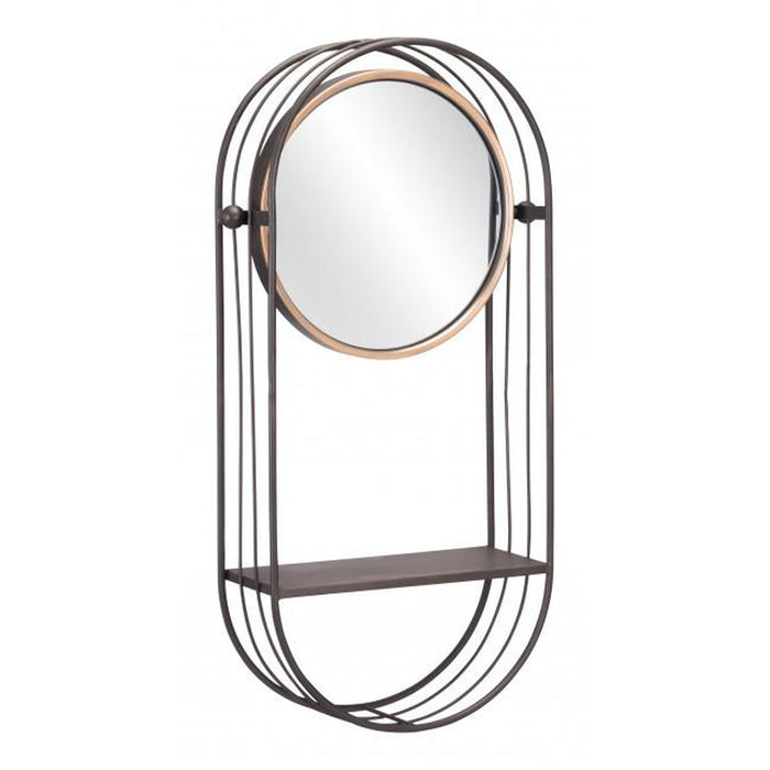 Zuo Saroni Mirror Shelf Gray