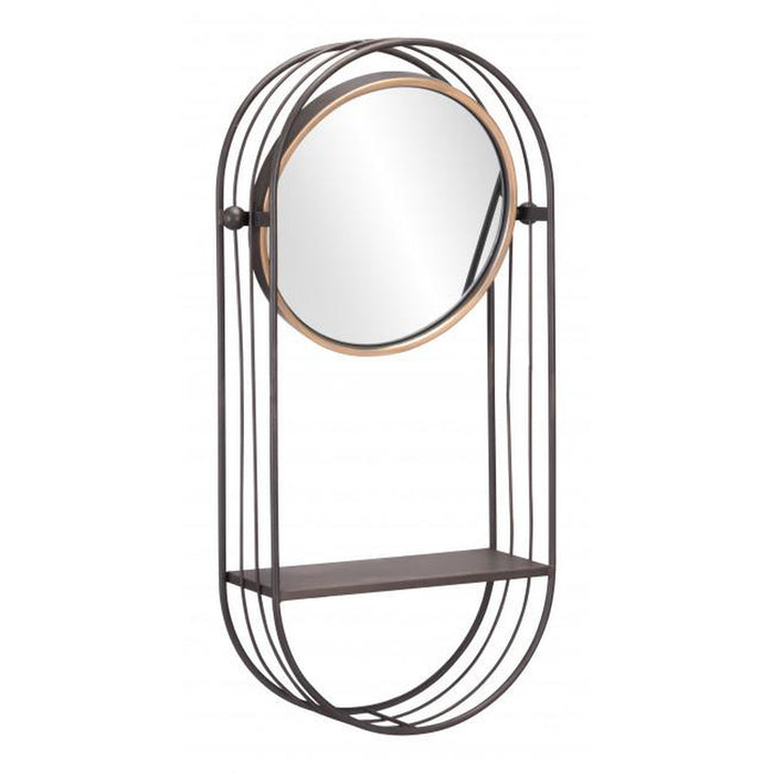 Zuo Saroni Mirror Shelf Gray
