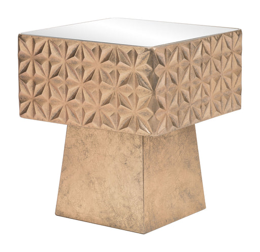 Zuo Mayan Side Table Gold