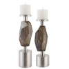 Uttermost Ore Candleholders - Set of 2