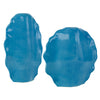 Uttermost Ruffled Feathers Blue Vases - Set of 2