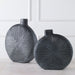 Uttermost Viewpoint Aged Black Vases - Set of 2