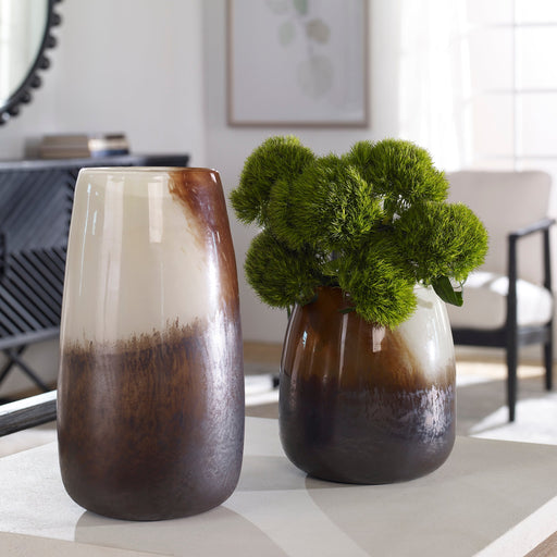 Uttermost Desert Wind Glass Vases - Set of 2