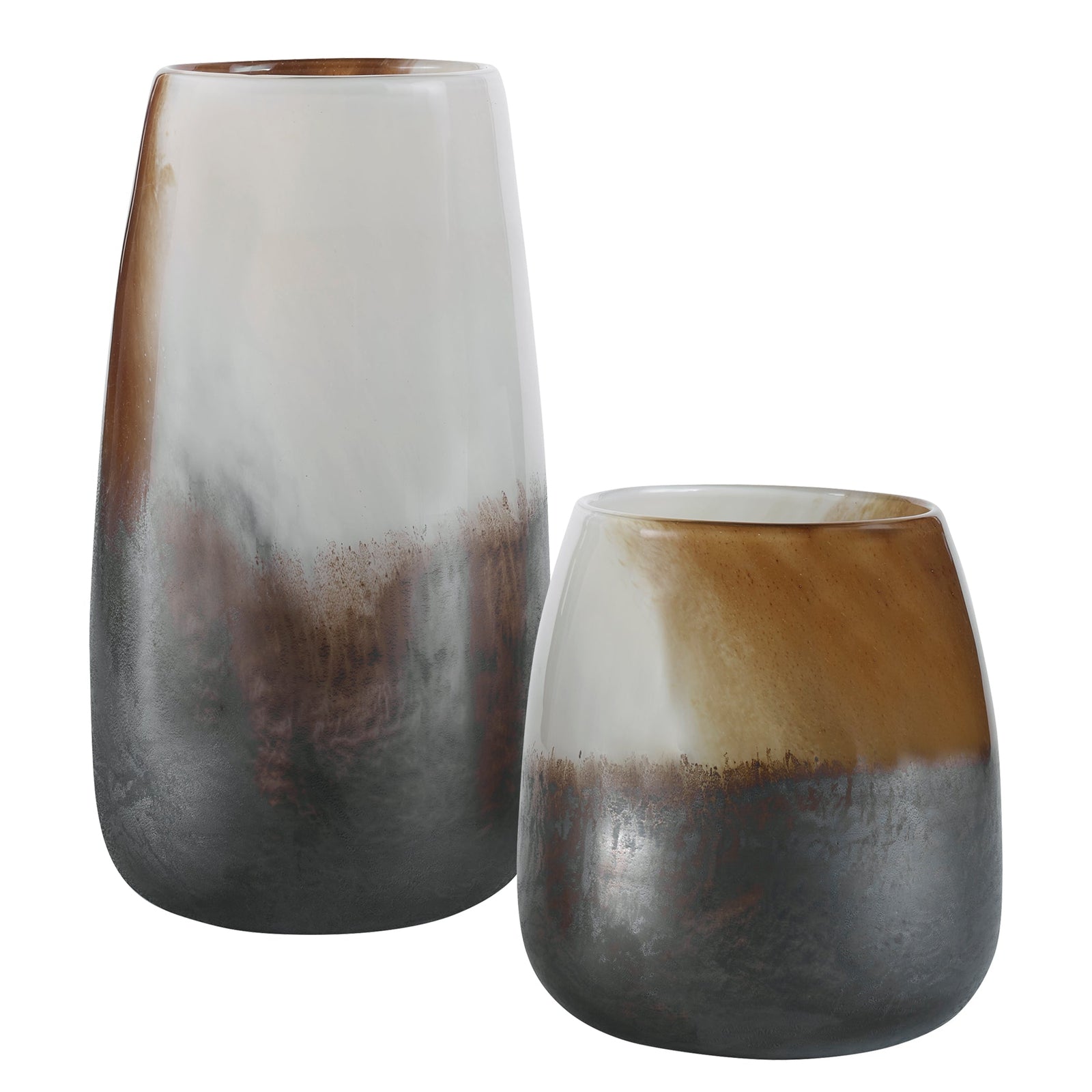 Uttermost Desert Wind Glass Vases - Set of 2