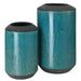 Uttermost Maui Aqua Blue Vases - Set of 2