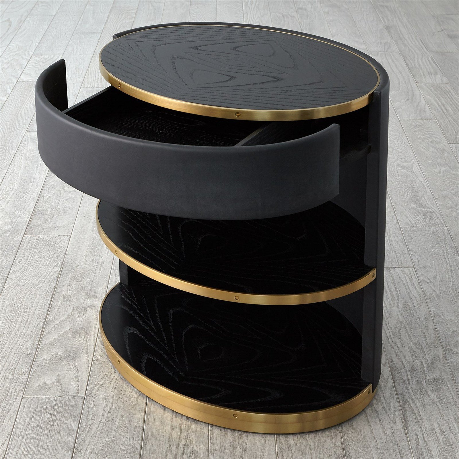 Global Views Ellipse Bedside Cabinet
