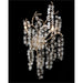 John Richard Shiro-Noda Two-Light Dramatic Glass Cluster Wall Sconce