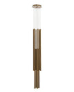 John Richard Hans Eleven-Droplight Brass Chandelier