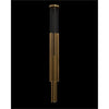 John Richard Hans Eleven-Droplight Brass Chandelier