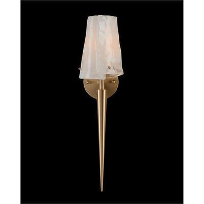 John Richard Coffee Bronze Torch Sconce