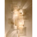 John Richard Alabaster Wall Sconce With A Nod To Mondrian
