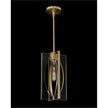 John Richard Genesis: Acrylic And Antique Brass Single Droplight