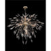 John Richard Reveille: Crystal Constellation Seven-Light Pendant Chandelier