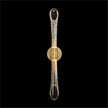 John Richard Rhapsody Fluted And Seeded Glass Wall Sconce