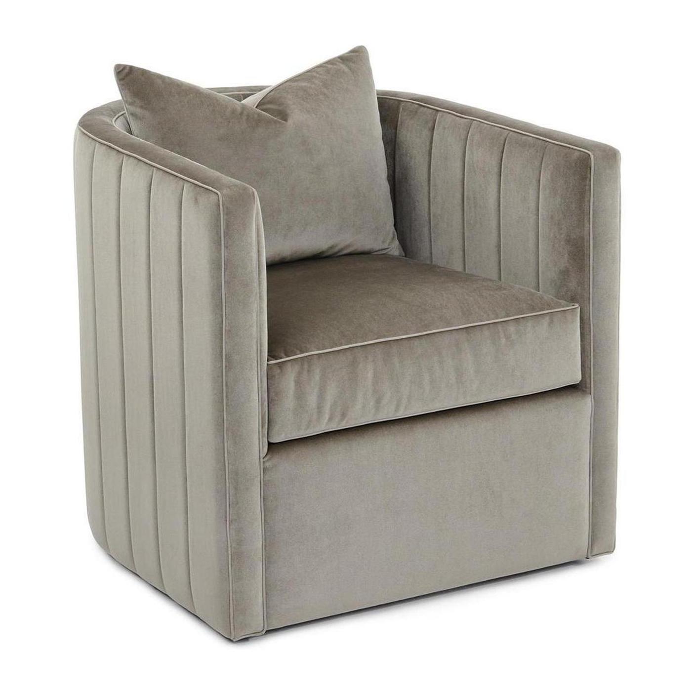 John Richard Giacosa Swivel Club Chair