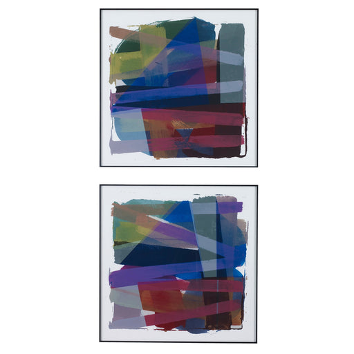 Uttermost Vivacious Abstract Framed Prints - Set of 2