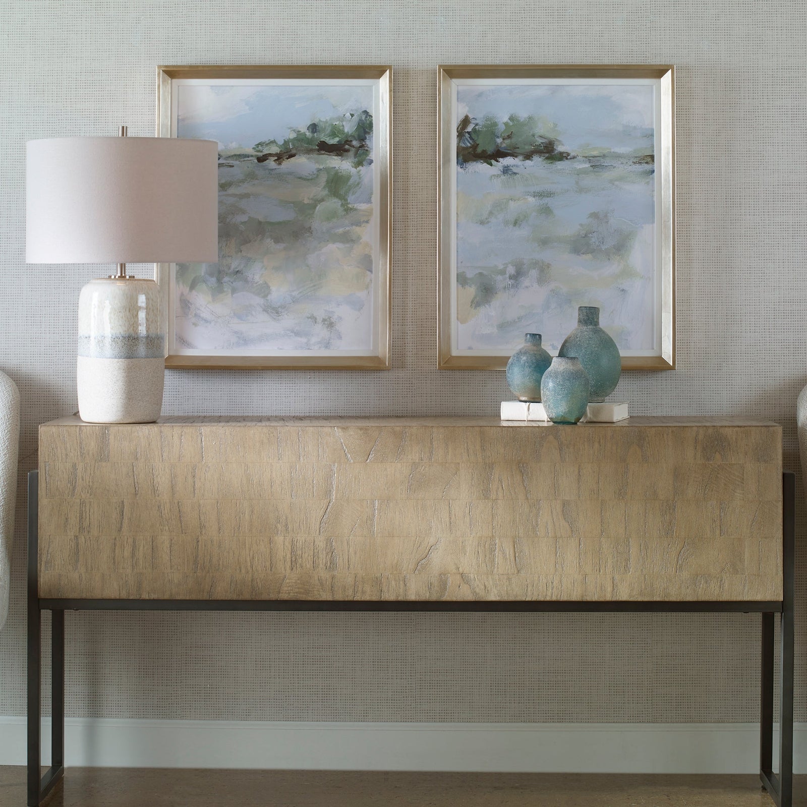 Uttermost Far Away View Framed Prints - Set of 2