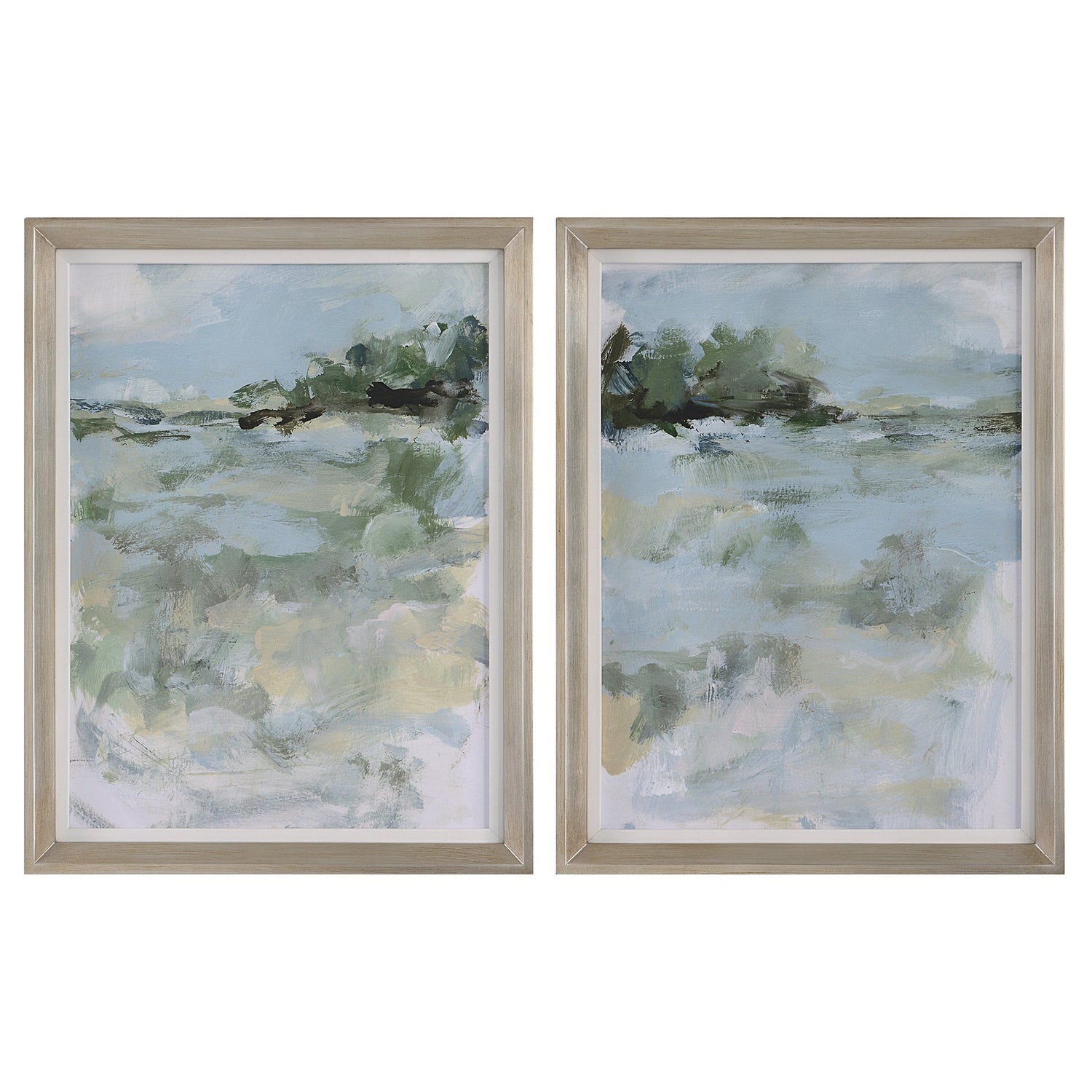 Uttermost Far Away View Framed Prints - Set of 2
