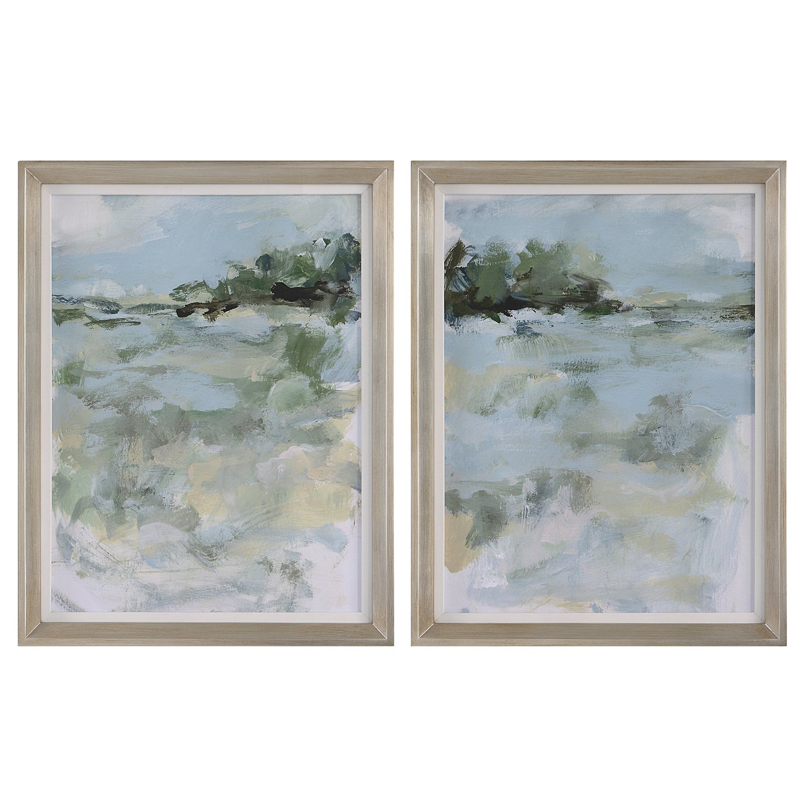 Uttermost Far Away View Framed Prints - Set of 2