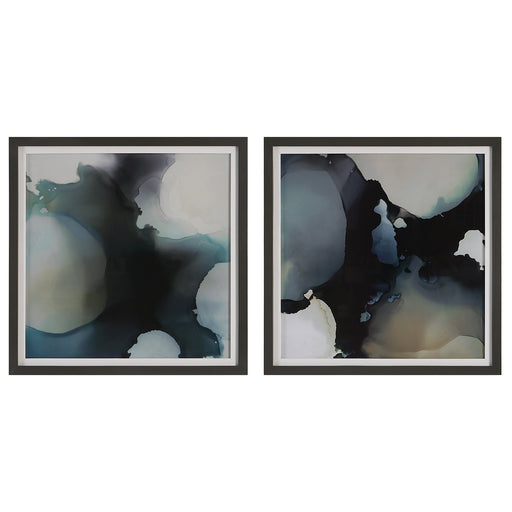 Uttermost Telescopic Abstract Framed Prints - Set of 2