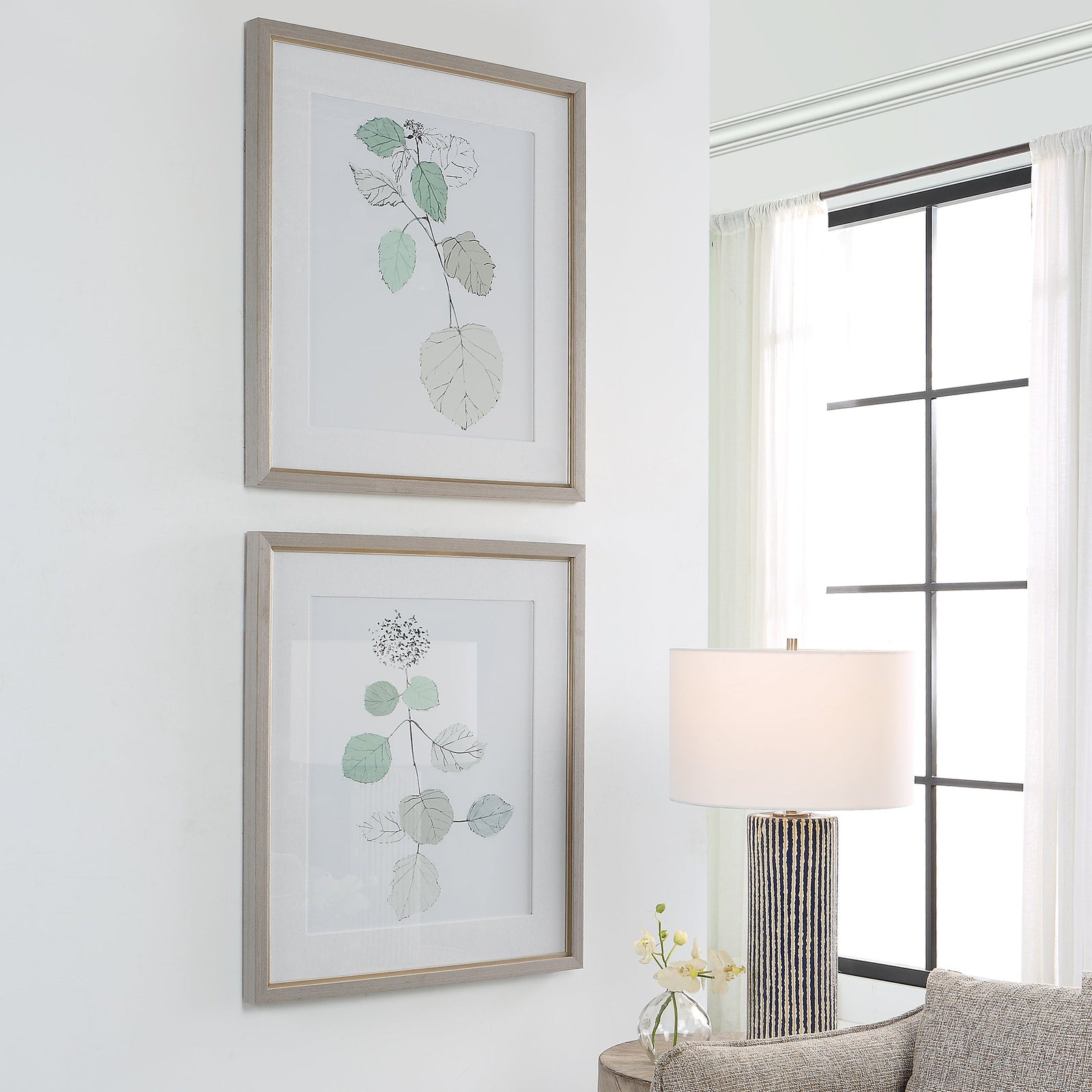 Uttermost Come What May Framed Prints - Set of 2