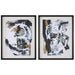 Uttermost Winterland Abstract Prints - Set of 2