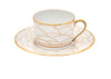Haviland Art Deco by Haviland Teacup and Saucer