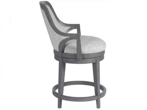Artistica Home Appellation Upholstered Swivel Counter Stool