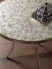 Artistica Home Capiz Round End Table