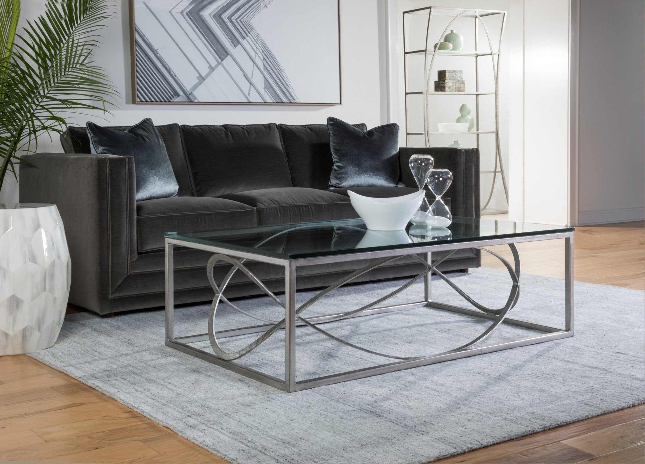 Artistica Home Ellipse Rectangular Cocktail Table