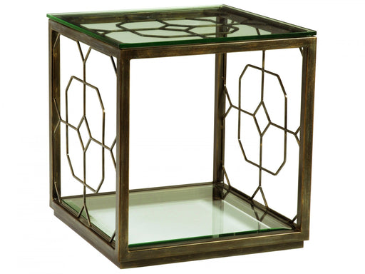 Artistica Home Honeycomb Square End Table