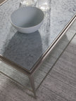 Artistica Home Sashay Silver Rectangular Cocktail Table