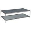Artistica Home Sashay Silver Rectangular Cocktail Table