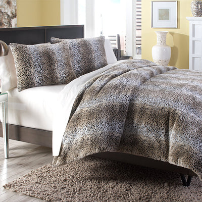 Michael Amini Kasbah Duvet Set Brown