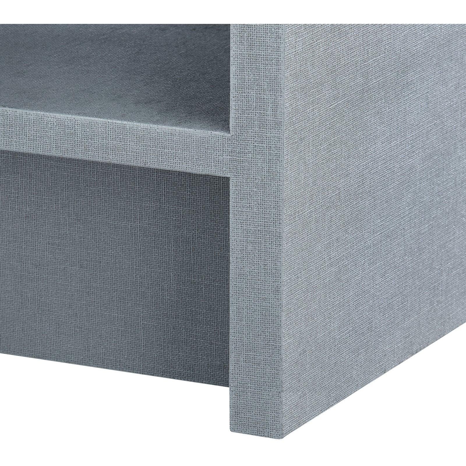 Villa & House Benjamin Linen 1-Drawer Side Table by Bungalow 5