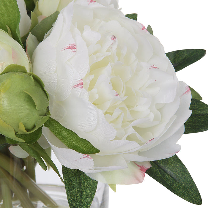 Uttermost Belmonte Floral Bouquet & Vase