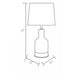 Surya Brae BRE-001 Table Lamp