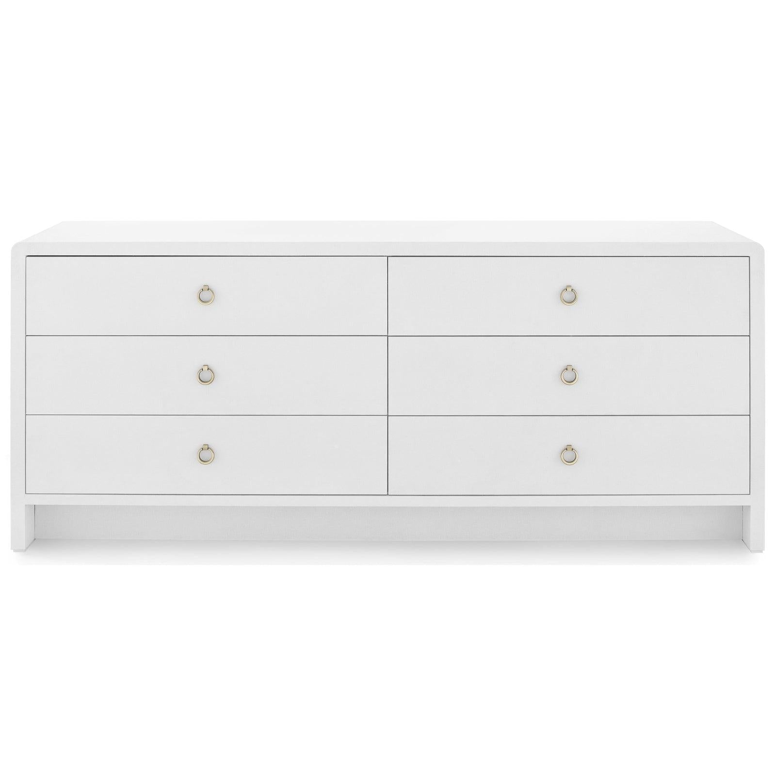 Villa & House Bryant Linen Extra Wide Large 6-Drawer by Bungalow 5