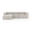 Four Hands Langham Channeled 3 PC Sectional