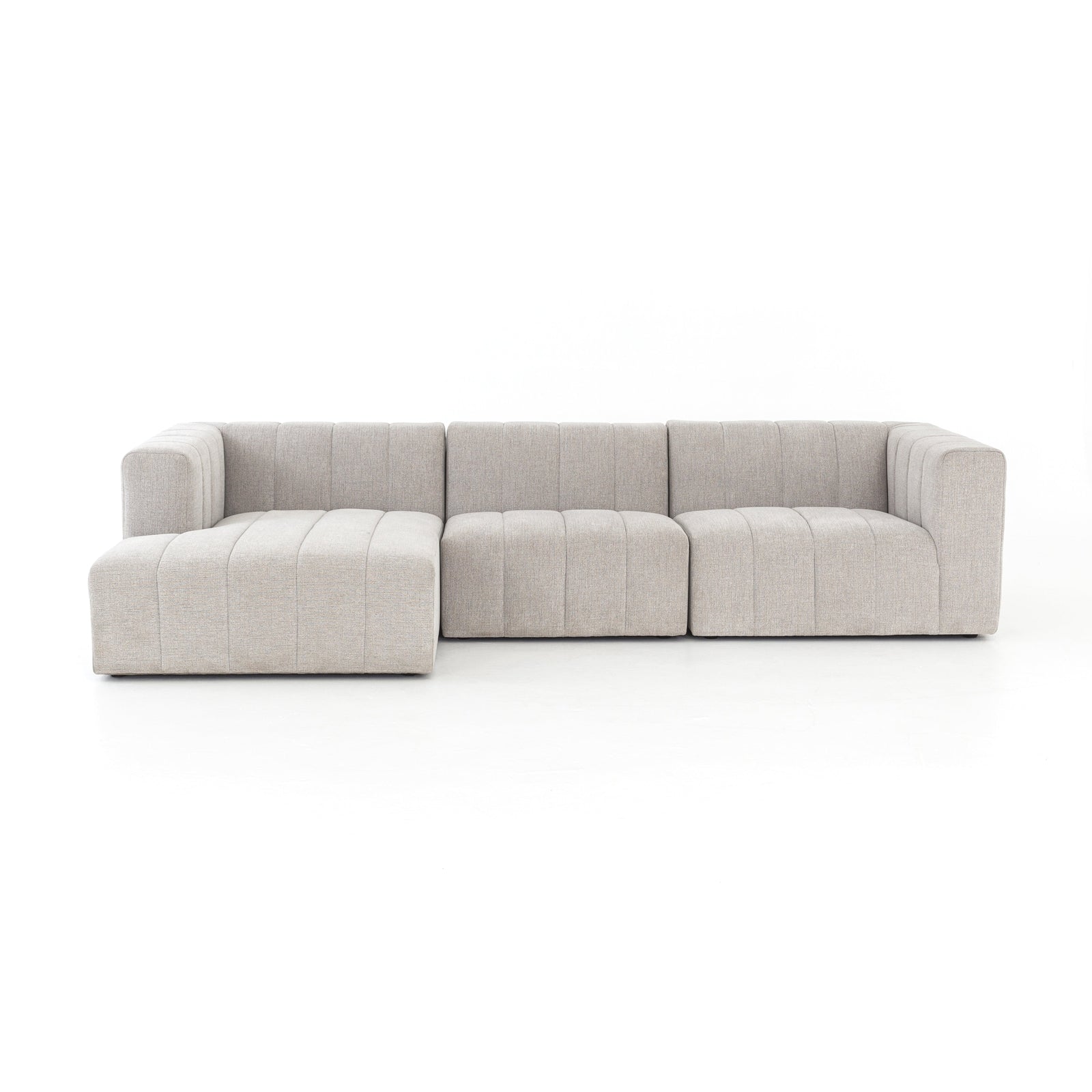Four Hands Langham Channeled 3 PC Sectional