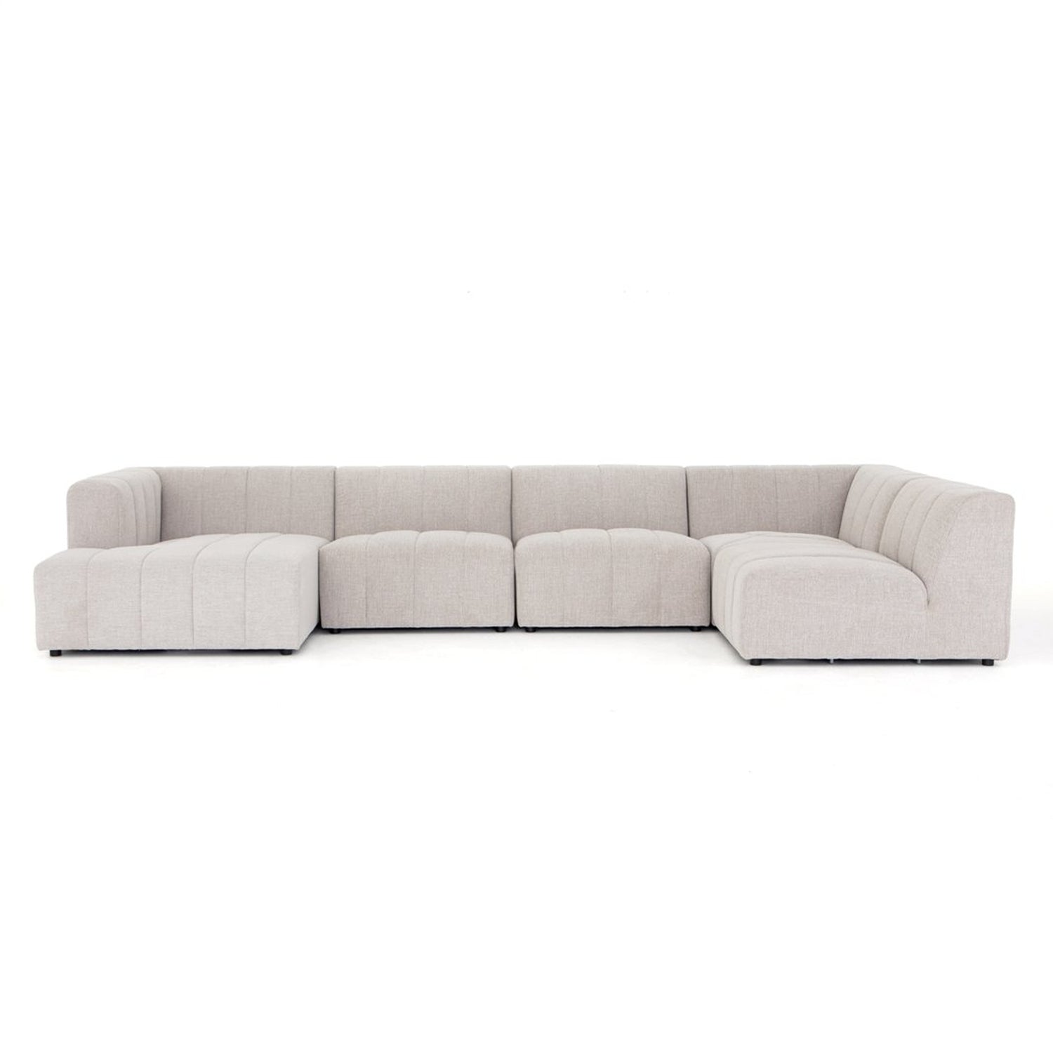 Four Hands Langham Channeled 5 PC Sectional