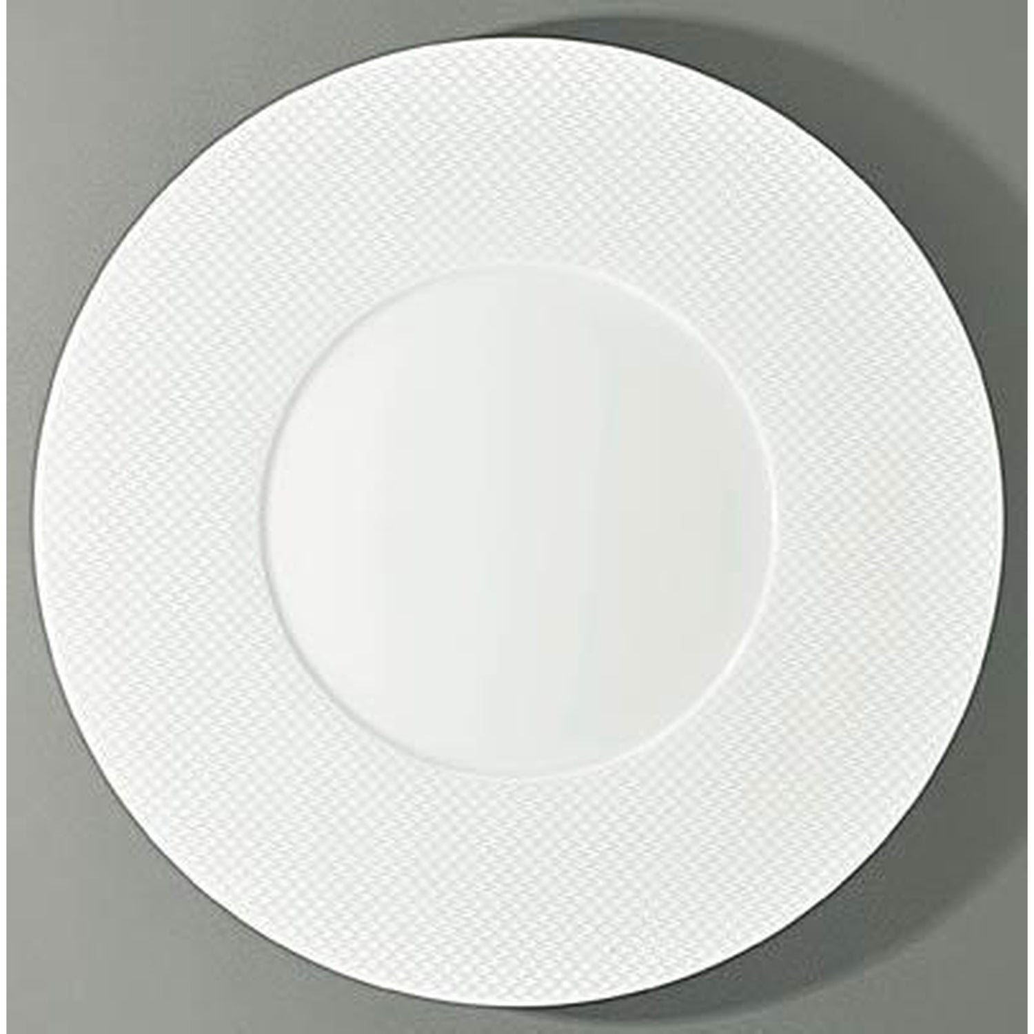 Raynaud Checks Round Buffet Plate Round Center