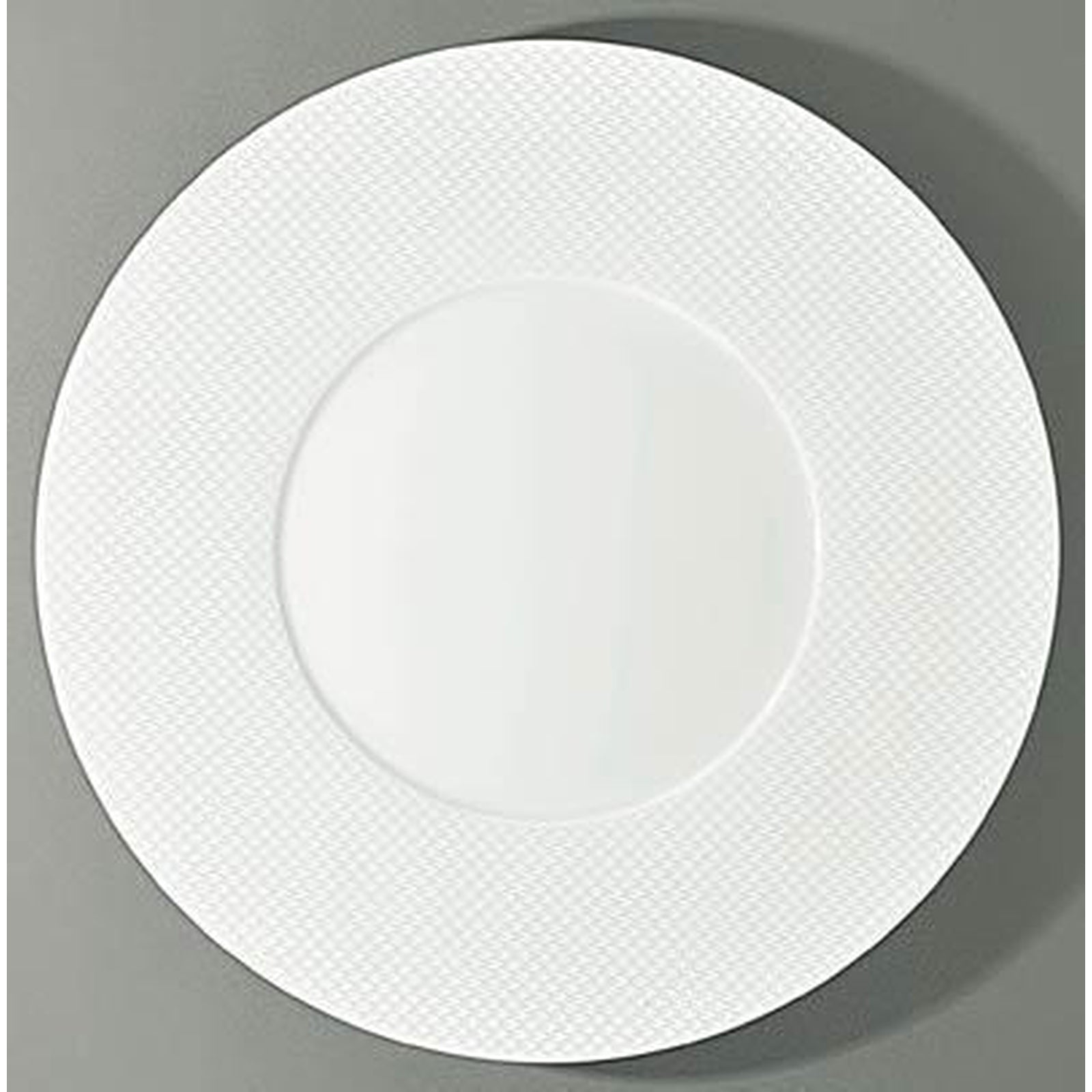 Raynaud Checks Round Buffet Plate Round Center