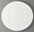 Raynaud Checks Oval Buffet Plate Rectangular Center
